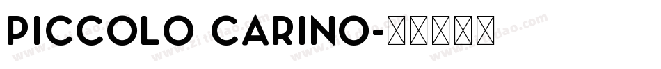 Piccolo Carino字体转换